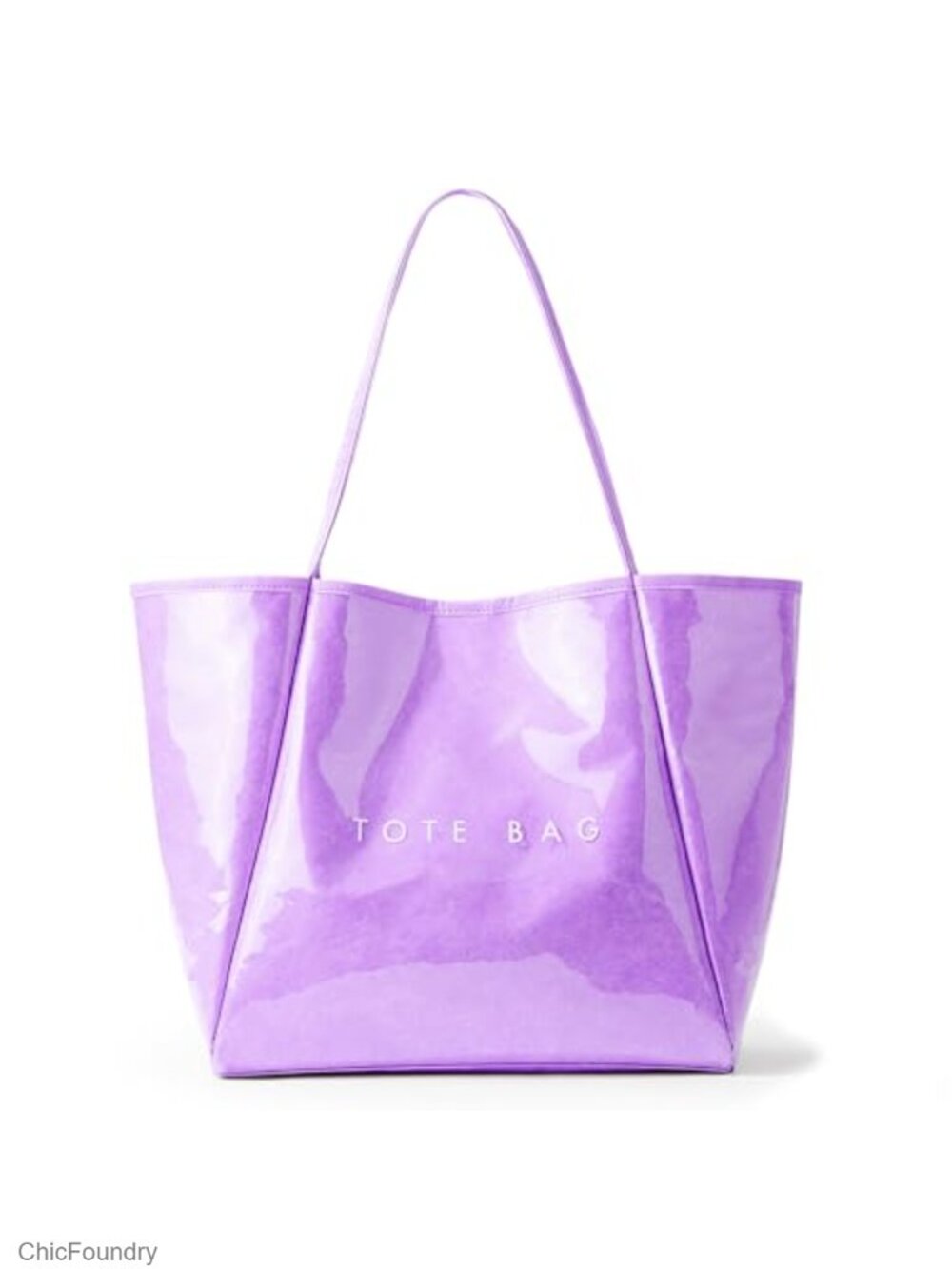 Women's Large PVC Tote Bag Waterproof Kraft Paper Beach Travel Purse